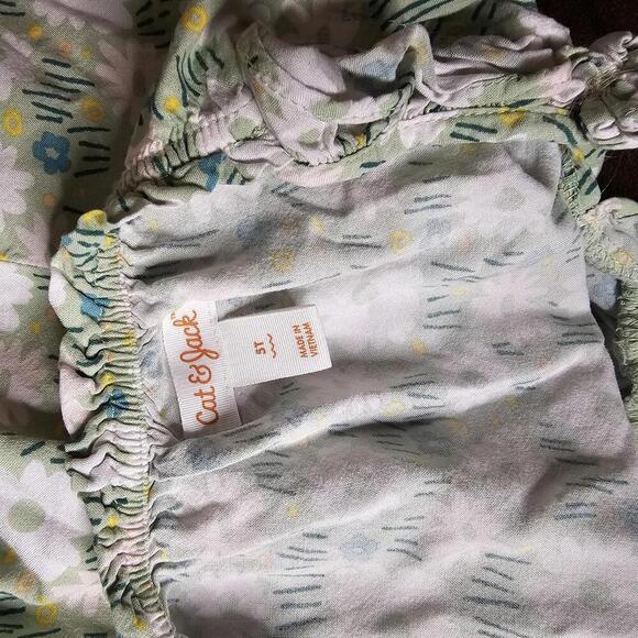 Cat & Jack Girls' Floral Dress 5T - Picture 2 of 2